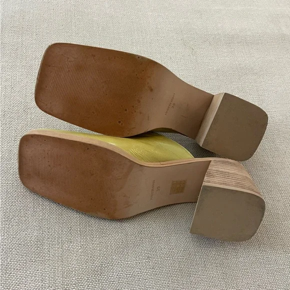 RARE 💎 FENERS bicolor heeled mules - Picture 4 of 4